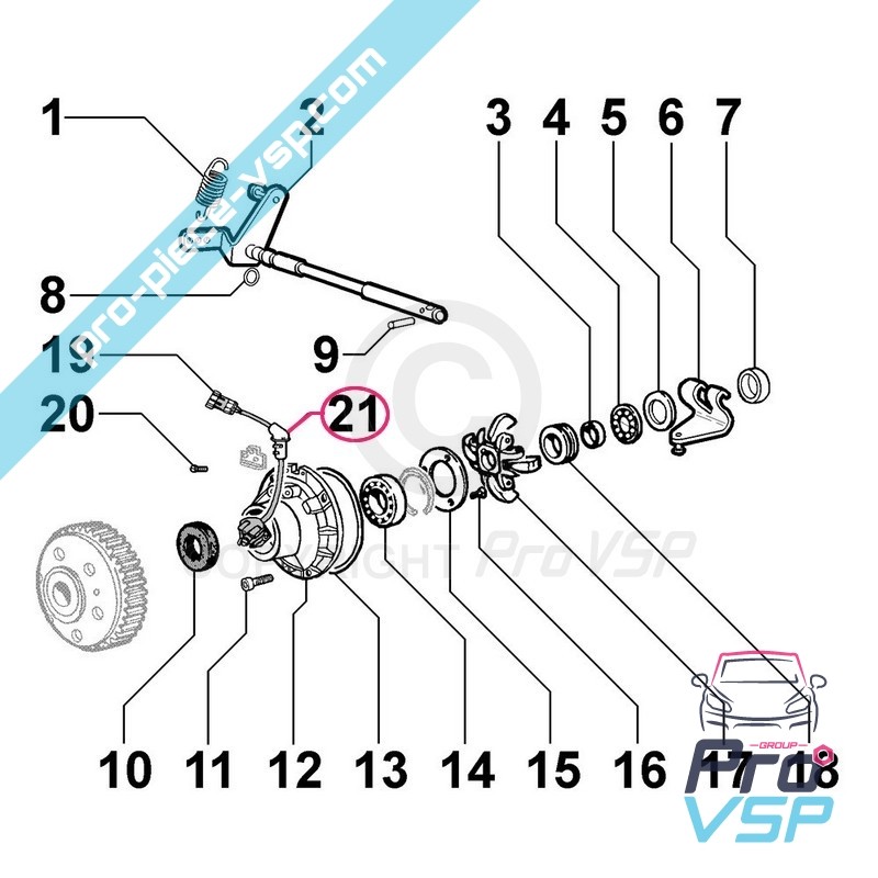 Pass Wire Cap Tree Sensor