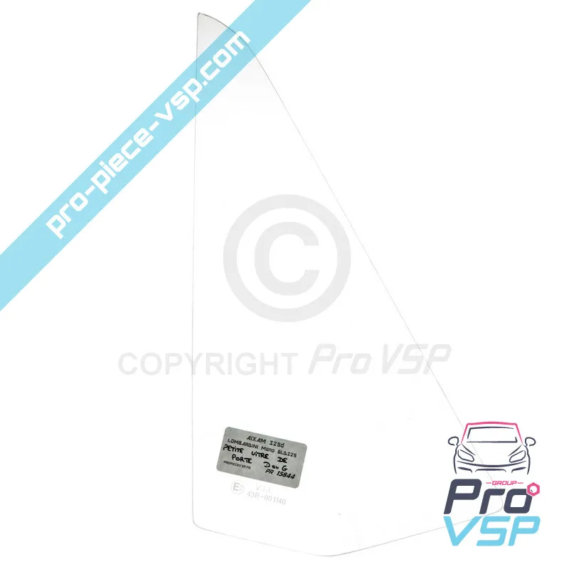 Used door glass for Aixam 325d