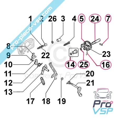 Set di regolatore del motore Lombardini 15ld