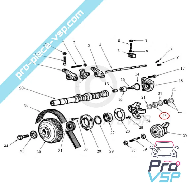 Engine regulator junction ring Lombardini Focs Progress 502