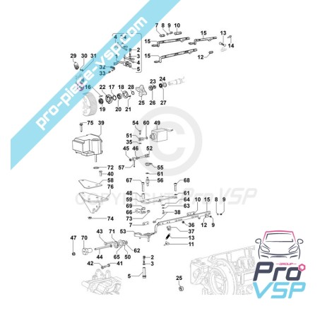 Motorsteuerungsfeder Lombardini Focs Progress 502