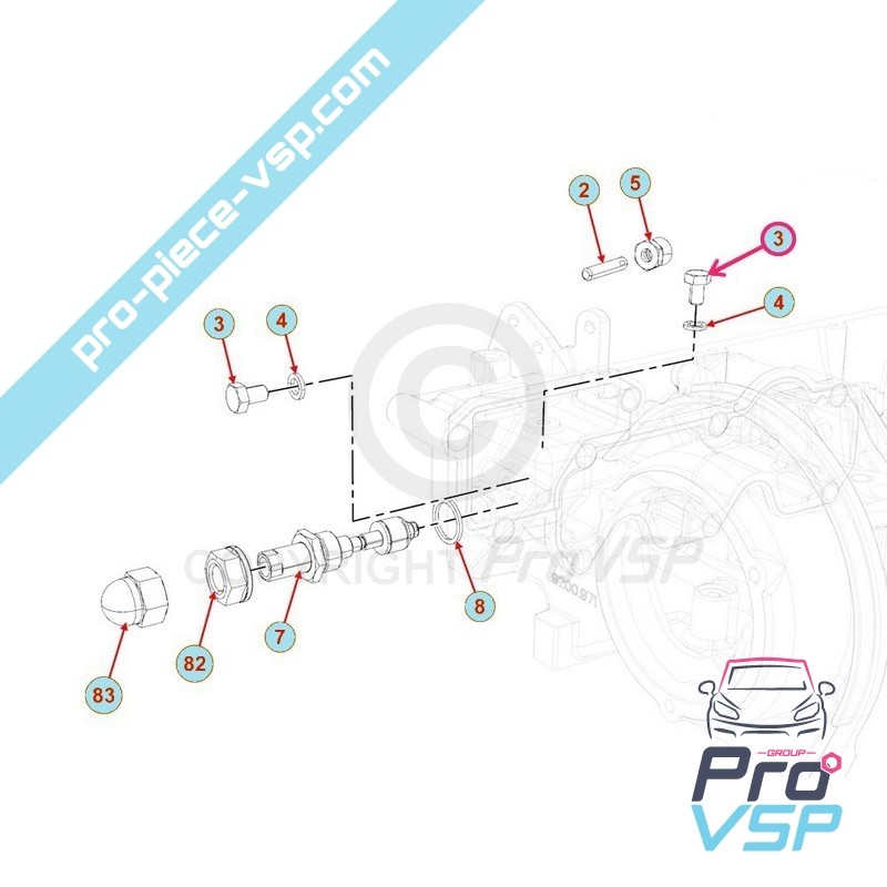 Caseta de acceleratie 3600 rpm