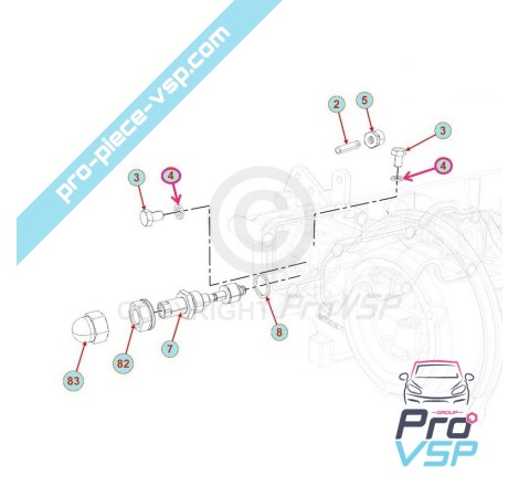 Kupferdichtung für Schraubenkappe am Kopf für Motor Lombardini Focs Progress 502 523