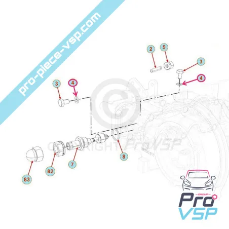 Kopparförsegling för cylinderhuvudet för motor Lombardini Focs Progress 502 523