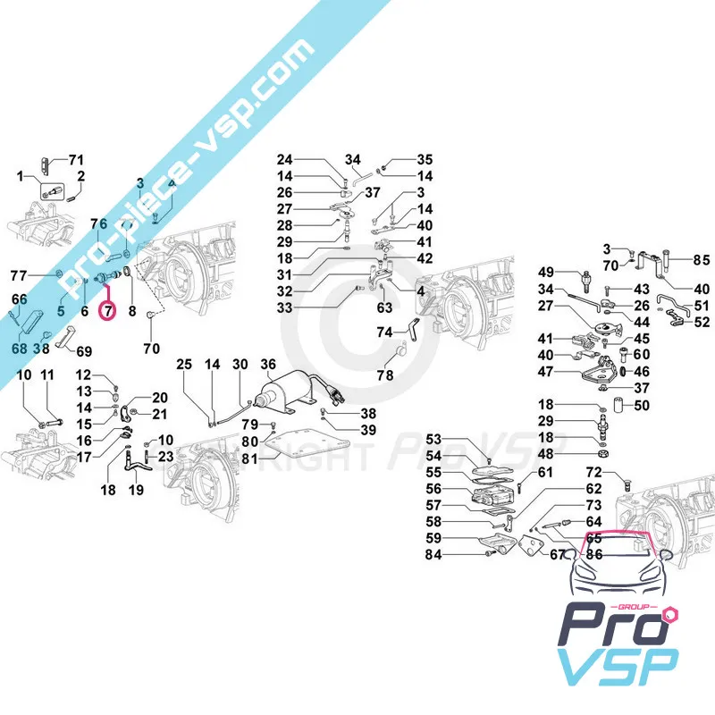 Flow adjustment screw Flow adjustment screw