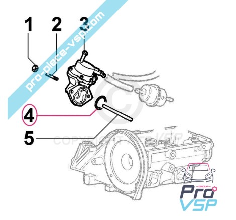 Fuel pump O-ring