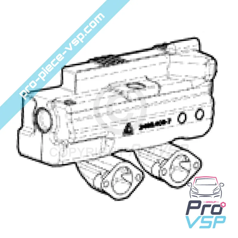 Galeria de admisie a motorului Lombardini benzina LGW523 MPI