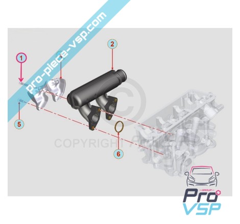 Admission collector screws