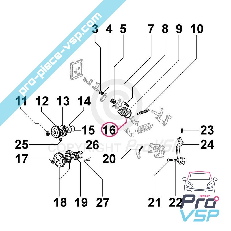 Acceleration lever support ring