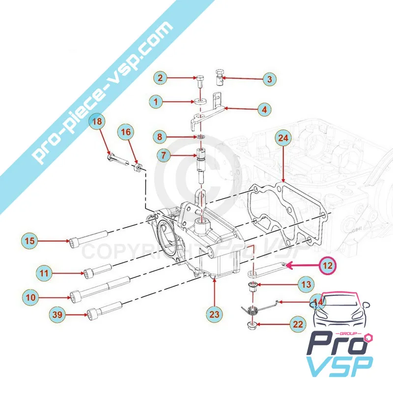 Motor accelerator spak Lombardini Focs Progress 502