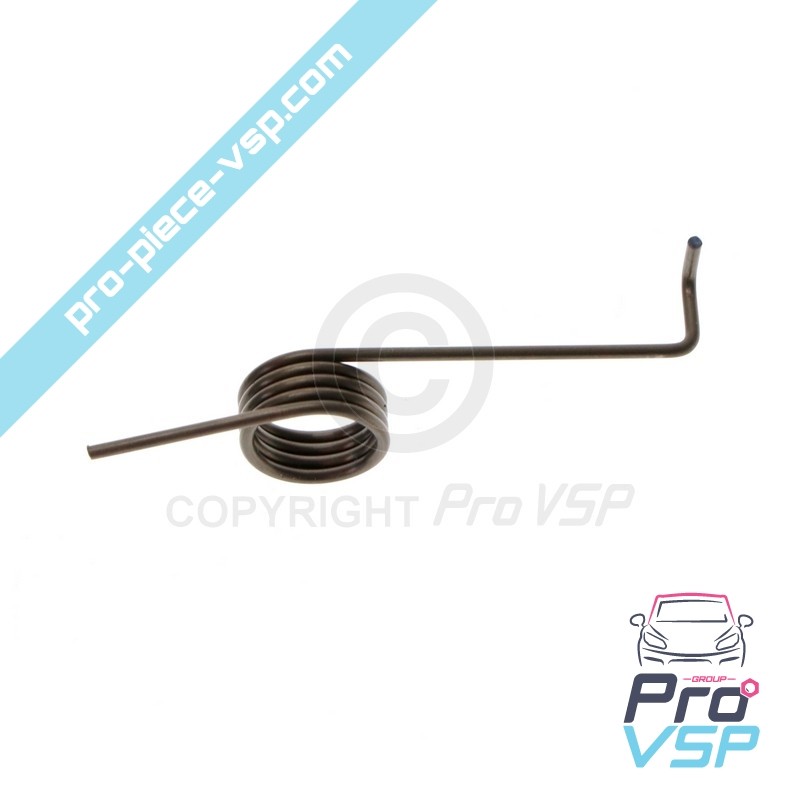 Acceleration lever spring