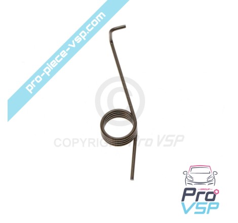 Spring acceleration lever