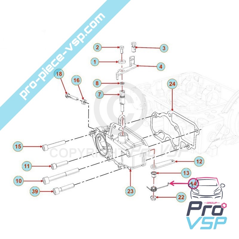 Spring acceleration lever