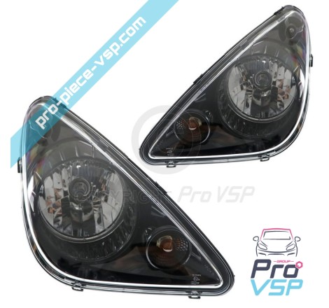 Farol de fundo preto para Aixam Minauto