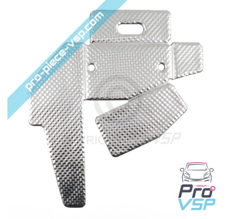 Protection thermique de collecteur d'échappement pour Ligier Microcar moteur essence