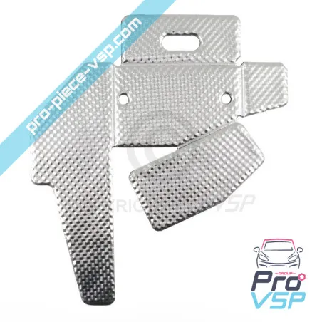 Proteção do coletor de escape térmico para Ligier Microcar motor a gasolina