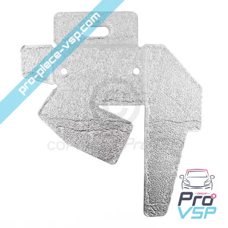 Thermal exhaust manifold protection for Ligier Microcar gasoline engine