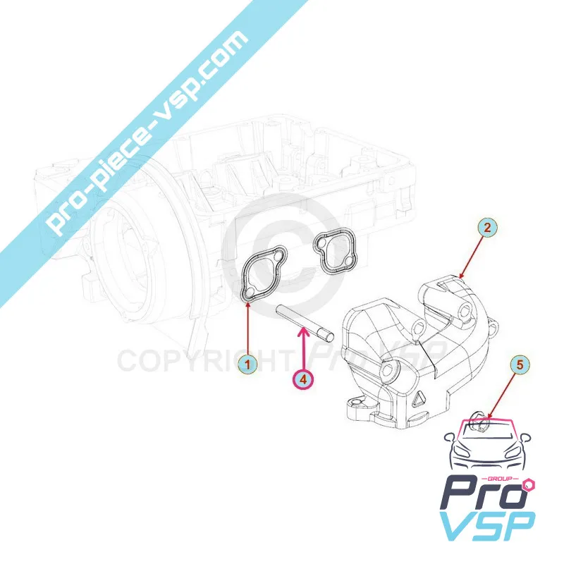 Exhaust manifold drop