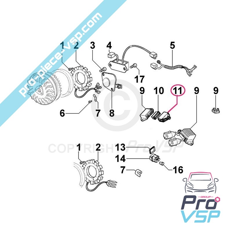 Conector regulador de goma