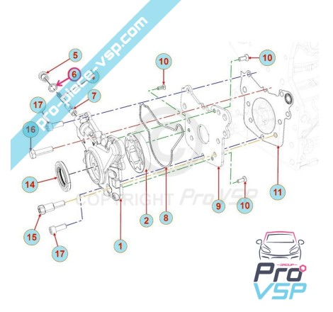 Oil pressure probe seal / 12x16x1.5 mm