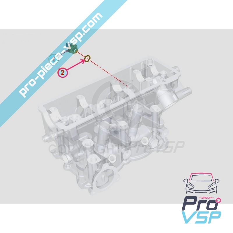 Oil pressure probe seal / 12x16x1.5 mm