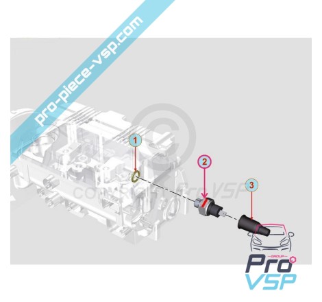Oil pressure probe