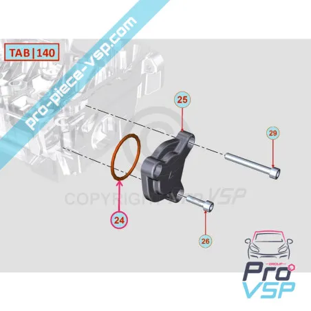 Cabo de motor original O-ring Lombardini Focs Progress