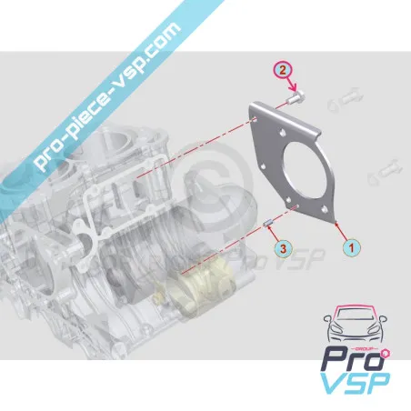 Parafuso de suporte de partida do motor Lombardini DCI