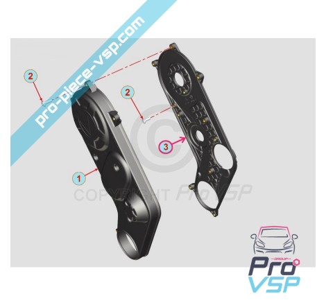 Distribution crankcase