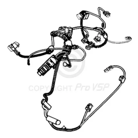 Faisceau électrique moteur pour moteur Lombardini LGW 523 MPI