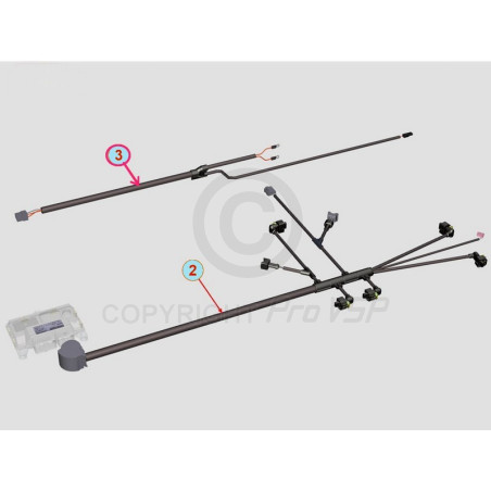 Faisceau électrique moteur pour moteur Lombardini DCI