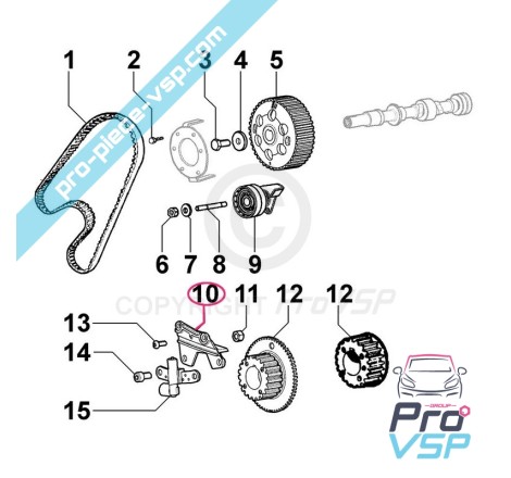Originalphasensensor-Unterstützung für Motor Lombardini Benzin
