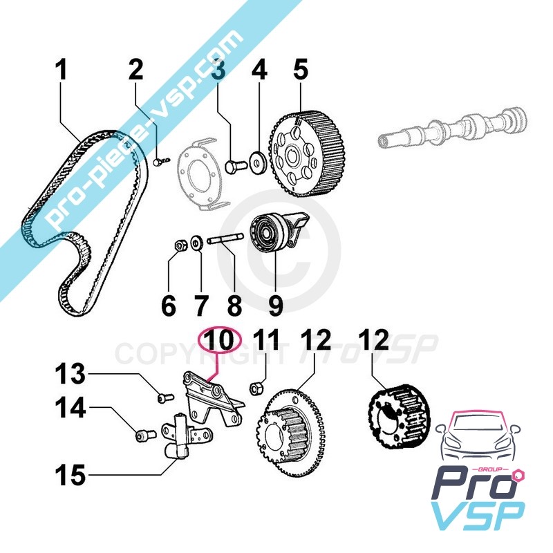 Suporte do sensor de fase