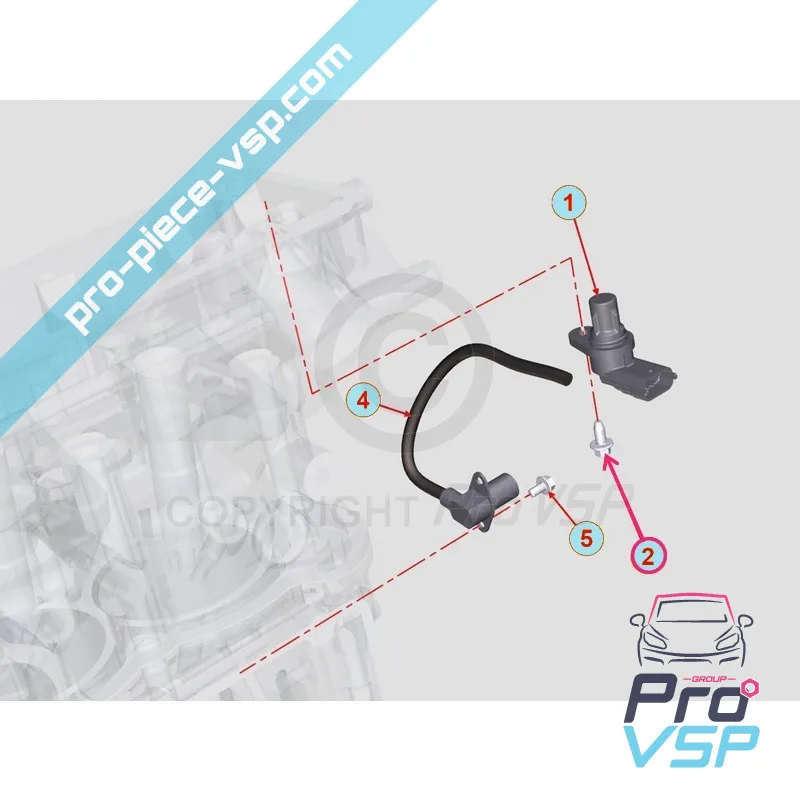 Șurub senzor de fază pentru motor Lombardini DCI Șurub senzor de fază pentru motor Lombardini DCI