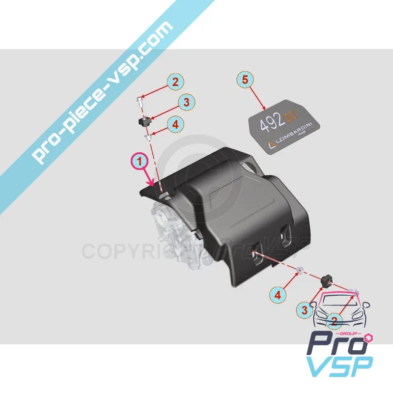 Cache moteur
