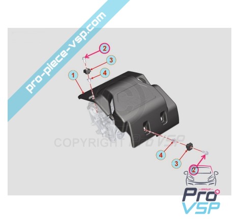 Parafuso de cache do motor para o motor Lombardini DCI