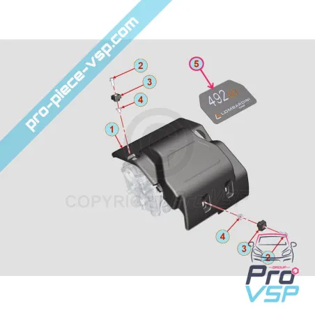 Motor-Motor-Cache-Klebstoff Lombardini DCI Ldw 492