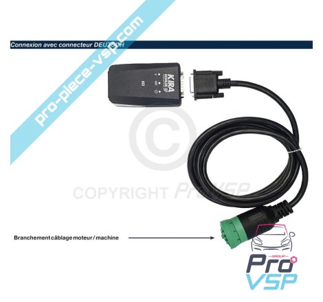 Valise de diagnostic pour moteur Lombardini DCI