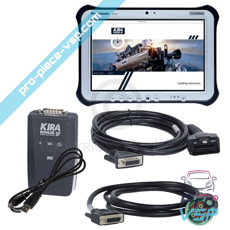 Diagnostic suitcase (touch version)