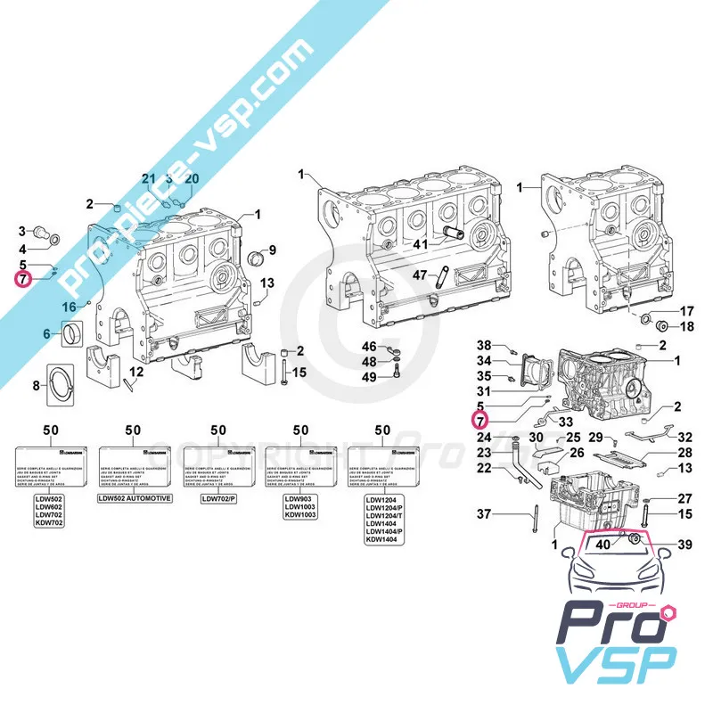 Motorlock Lombardini Focs Progress 502 523