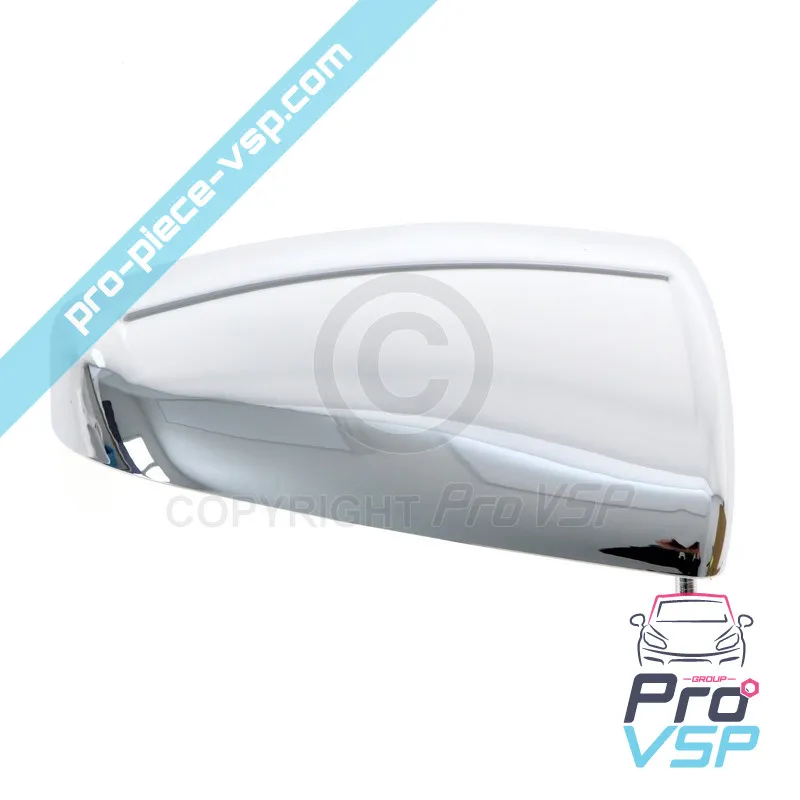 Chrome right mirror hull for Aixam Sensation Émotion