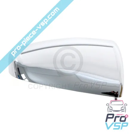 Coque de rétroviseur droit chromée pour Aixam Sensation Émotion