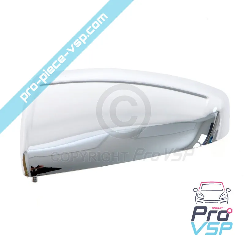 Chrome left mirror hull for Aixam Sensation Émotion