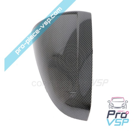 Casco de espelho esquerdo de carbono para Aixam Sensation Émotion