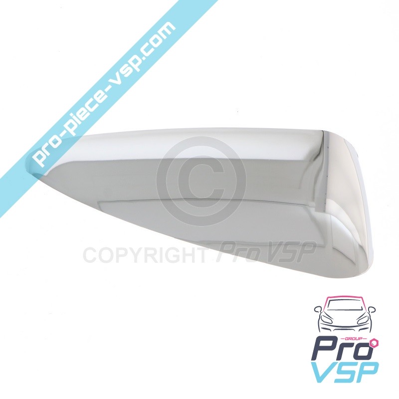 Specchio destro cromato shell