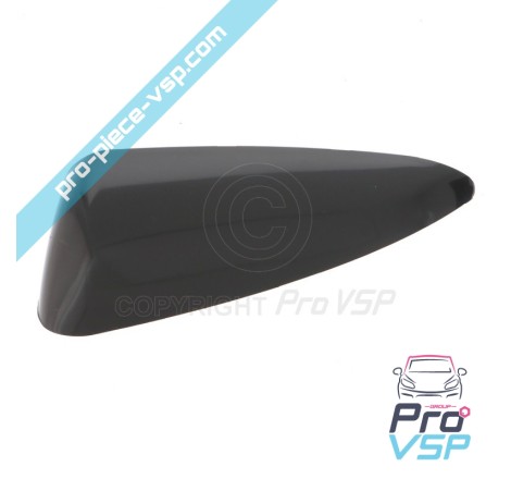 Black left rearview mirror shell