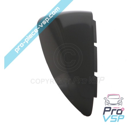 Black left rearview mirror shell