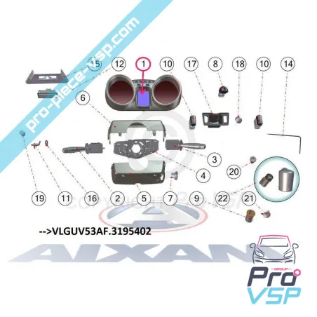 Contor pentru Aixam Sensation Editarea a 2-a