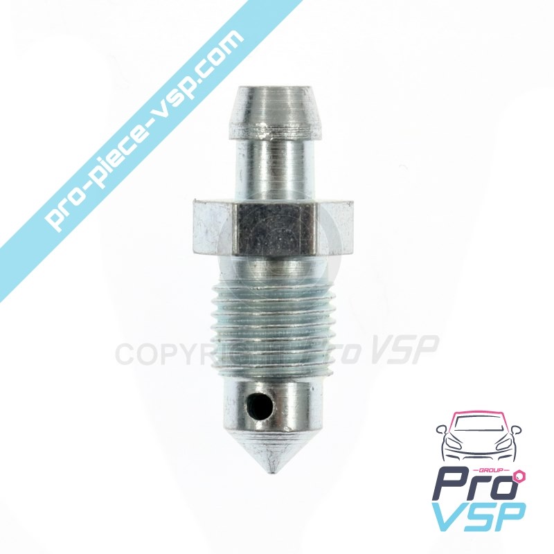 Brake caliper bleeding screw
