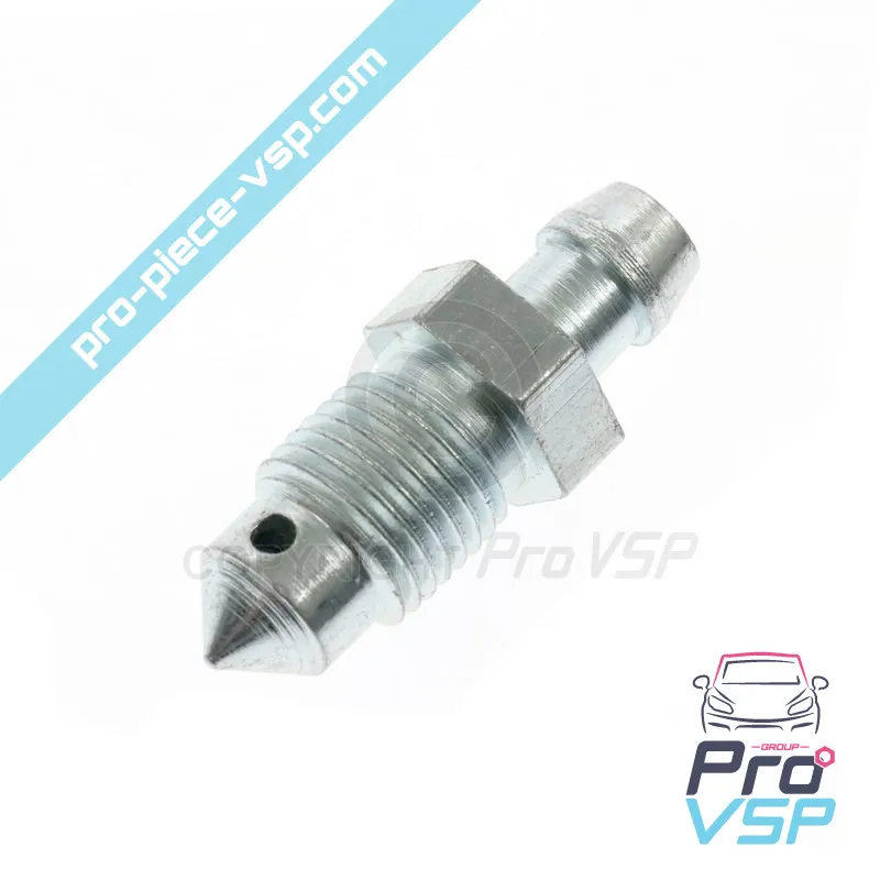 Brake caliper bleeding screw